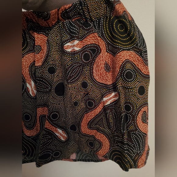 Anthropologie Corey Lynn Calter "Ibiza blouse" halter style. Snake. Bow. Size M. - Picture 8 of 12